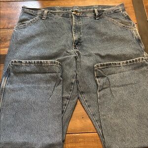 Rustles Classic Carpenter Blue Denim Jeans 38X30 baggie straight.